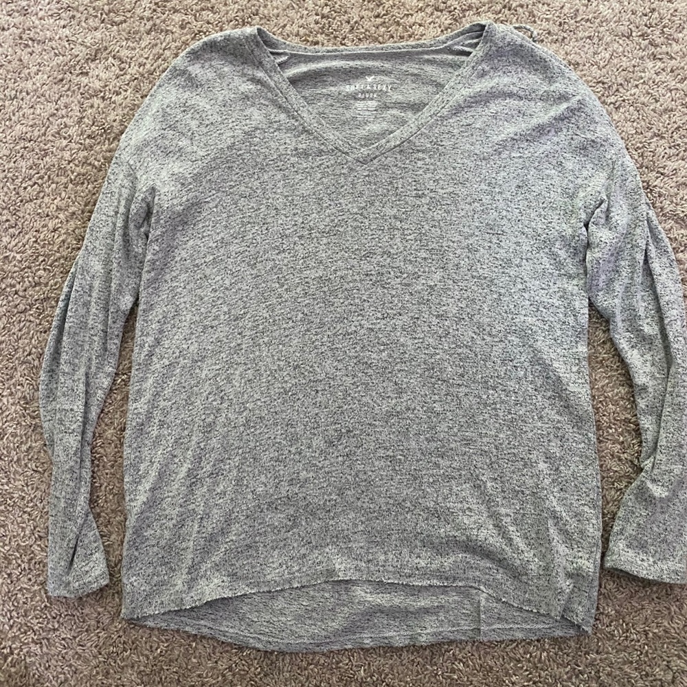 Soft and Sexy Gray Long Sleeve